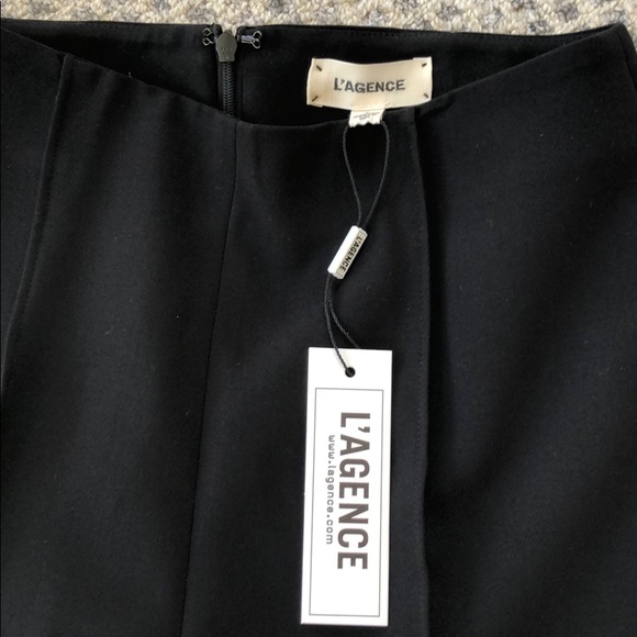 L’AGENCE wide black trousers, size 2 - Picture 2 of 7